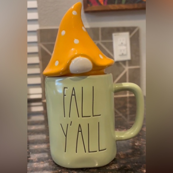 Rae Dunn Other - Rae Dunn mug with topper